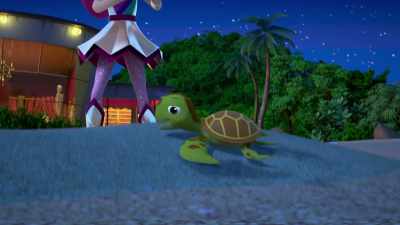 There. This track'll take
her right back to the ocean. - Rainbow Rangers