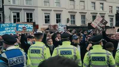 There were thousands of people there - Super Greed: The Fight for Football
