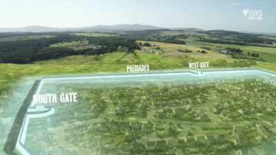 There were three entrance gates, - Scotland from the Sky