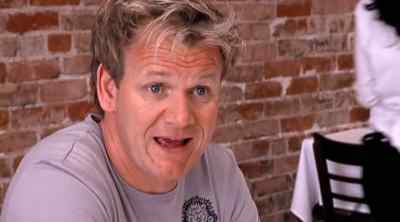 THERE WAS A BIG ASS PAN
IN HERE - Kitchen Nightmares