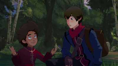 There was this giant pink hippopotamus
and I pulled its ear off. - The Dragon Prince
