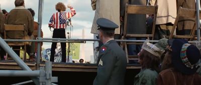 There was this man giving a little talk - Forrest Gump