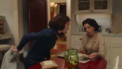 There was this purply one,
gloves to match, - The Marvelous Mrs. Maisel