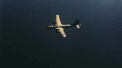 There wasn't a sound
in the plane -- nothing. - The Pacific War in Color