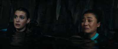There'll be strong currents there
that are going to try and suck us down. - 47 Meters Down: Uncaged