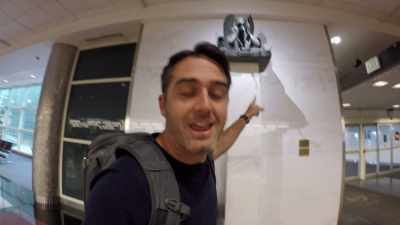 There's a big gargoyle here behind me - Secrets of the Underground