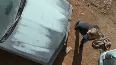 There's a cooler in there! - The Walking Dead