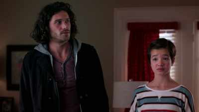 -There's a distinct possibility, though,
she may start, uh... -(door slams) - Andi Mack