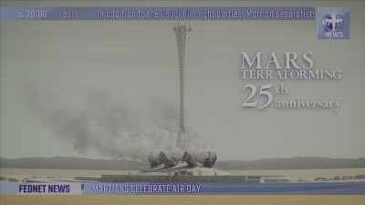 There's a distinctly
different air to air day this year. - Starship Troopers: Traitor of Mars