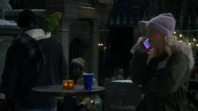 There's a guy with a parrot, - The Conners