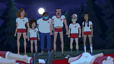 There's a killer on the loose,
and our next camp activity - Grimsburg