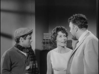 There's a lady from some kind of a comitance outside - The Little Shop of Horrors