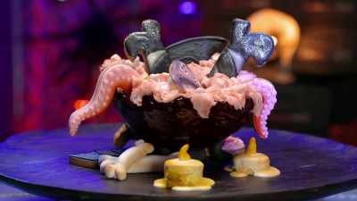  There's a lot more
 emphasis on the front. - Halloween Cookie Challenge