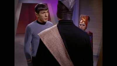 There's a multi-legged creature
crawling on your shoulder. - For the Love of Spock