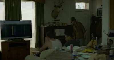 There's a phone on the microwave in there - Lean on Pete