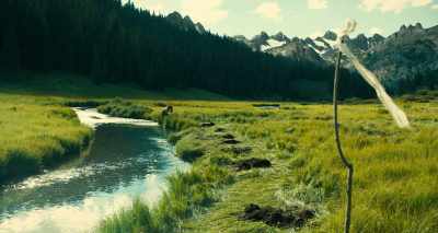 There's a pocket up there.
How far, we don't know. - The Ballad of Buster Scruggs