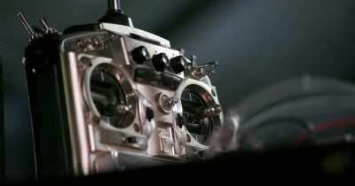 There's a radio controlled receiver
that gets signals from my transmitter, - White Rabbit Project