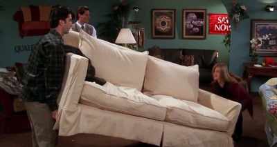 There's a scene with David Schwimmer - Friends: The Reunion