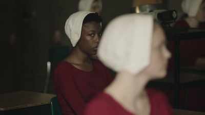 There's a seat here. - The Handmaid's Tale
