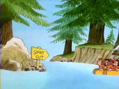 There's a short cut ahead, Chuck. - Race for Your Life, Charlie Brown