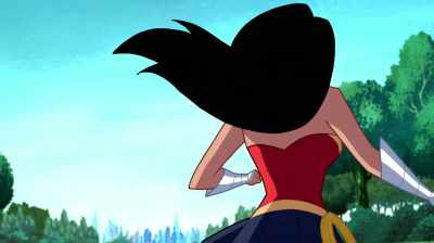 There's a spot you missed.
(LAUGHS) - Justice League Action