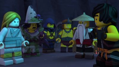 There's a tunnel down there!
Maybe a way out! - Ninjago: Masters of Spinjitzu