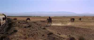 There's almost surrealistic images
coming up in this sequence. - Once Upon a Time in the West