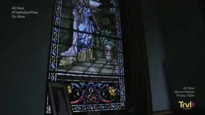 There's also
a stained-glass window - The Holzer Files