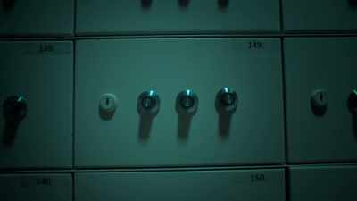 There's also a three letter
dial combination - Inside the Heist