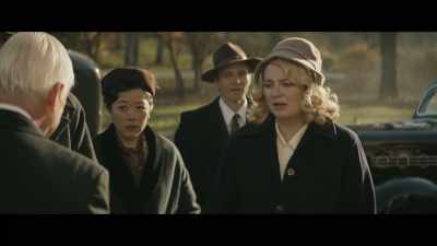There's an approaching storm
and he will be
joining us tomorrow. - Invitation to a Murder