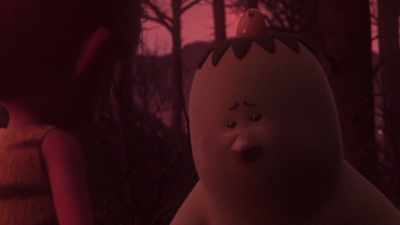 There's an evil, giant monster! [Crying] - ONI: Thunder God's Tale