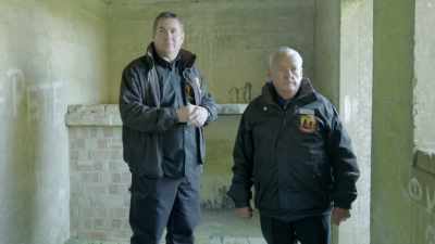 There's an interesting picture on the wall - The Buildings That Fought Hitler