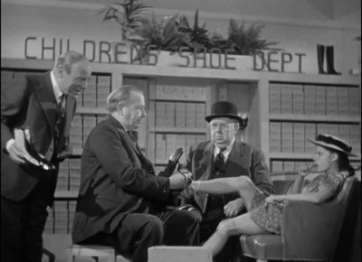 There's someone at your slipper counter - The Devil and Miss Jones