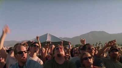 There's Bjork performing - Woodstock 99: Peace Love and Rage