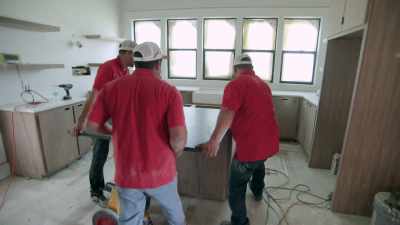 There's cabinets in, - Fixer Upper: Behind the Design