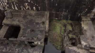 There's craters
that were 80 feet in diameter - Secret Nazi Ruins