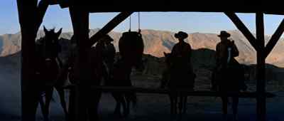 There's five horses.
Must have pulled out early this mornin'. - Ride Lonesome