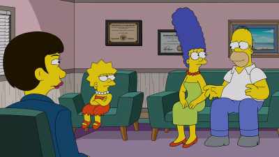 There's gotta be
some new high-tech therapy thing now - The Simpsons: The Past and the Furious