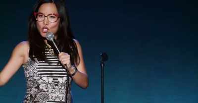 There's this huge
bear claw scratch on the side - Ali Wong: Baby Cobra