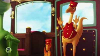 There's lots more stops today - Dinosaur Train: Adventure Island