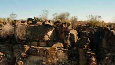 There's many
stone carvings made - Eva Longoria: Searching for Mexico