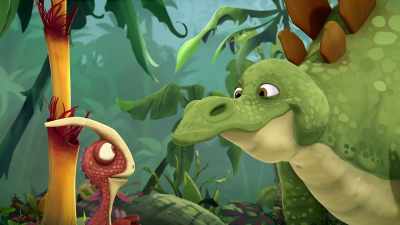 There's Marsh,
using his super kindness again! - Gigantosaurus