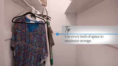 There's so much unused areas
that she could be using - Get Organized with The Home Edit