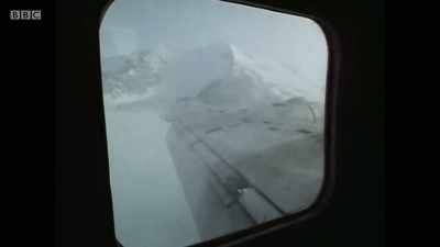 There's no airfield as such on
Antarctica where we were going. - Michael Palin: Travels of a Lifetime