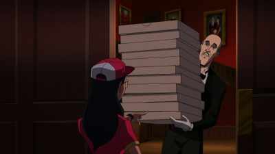 There's no amount
of greasy cheese bread - Batman vs Teenage Mutant Ninja Turtles