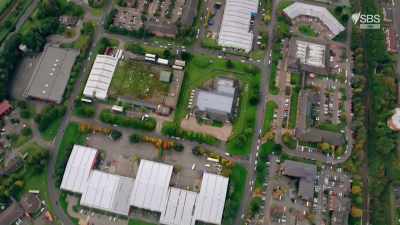 There's no monument or marker - Scotland from the Sky