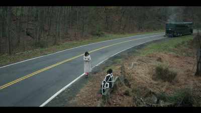 There's no service
out here either, - The Girls on the Bus