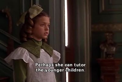 There's no talking at the table - A Little Princess