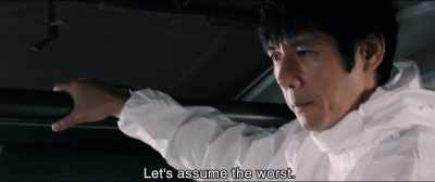There's no telling how it'll react
with Gabora's nuclear atoms! - Shin Ultraman