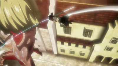 There's no time to think
whether it's right or wrong! - Attack on Titan: Chronicle